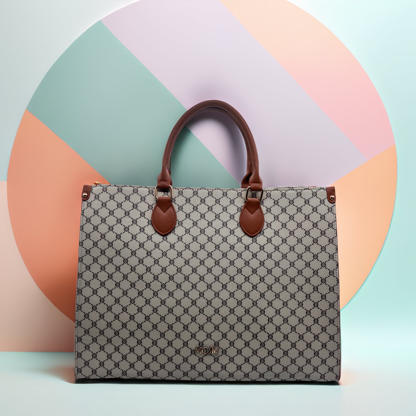 VINTAGE TOP HANDLE TOTE BAG