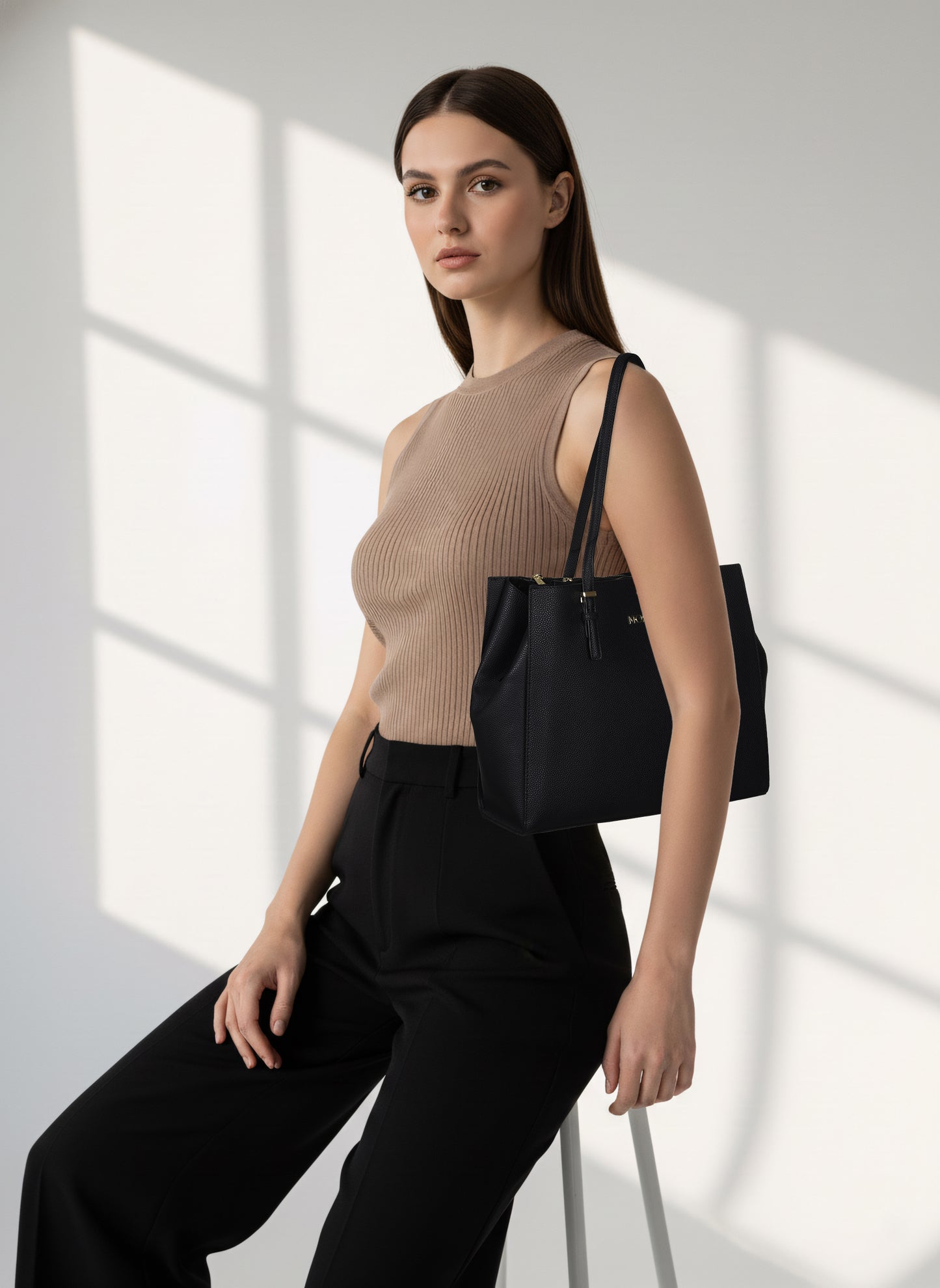 Akari Structured Tote Bag