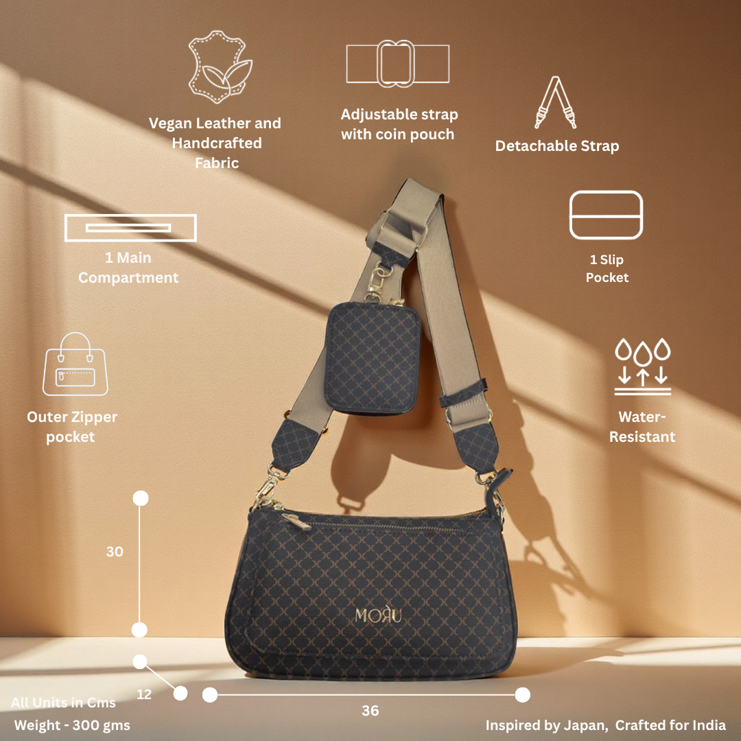 Crossbody Handbag with Coin Purse