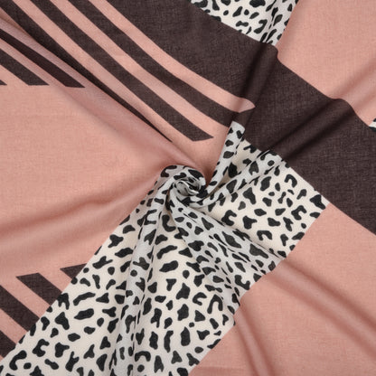 MORU Urban Luxe Blush Patchwork Scarf