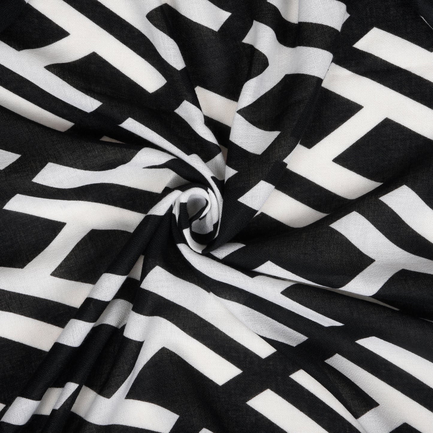 MORU Eterna Luxe Women’s Monochrome Lattice Scarf