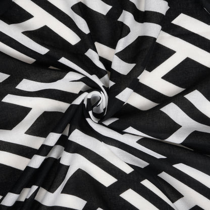 MORU Eterna Luxe Women’s Monochrome Lattice Scarf