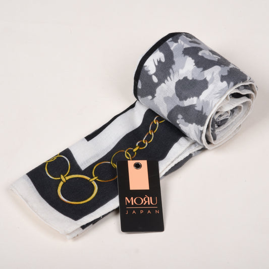 MORU Regalia Luxe Women’s Monochrome Fusion Scarf