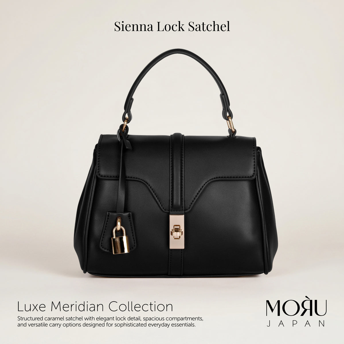 MORU Sienna Lock Satchel Bag