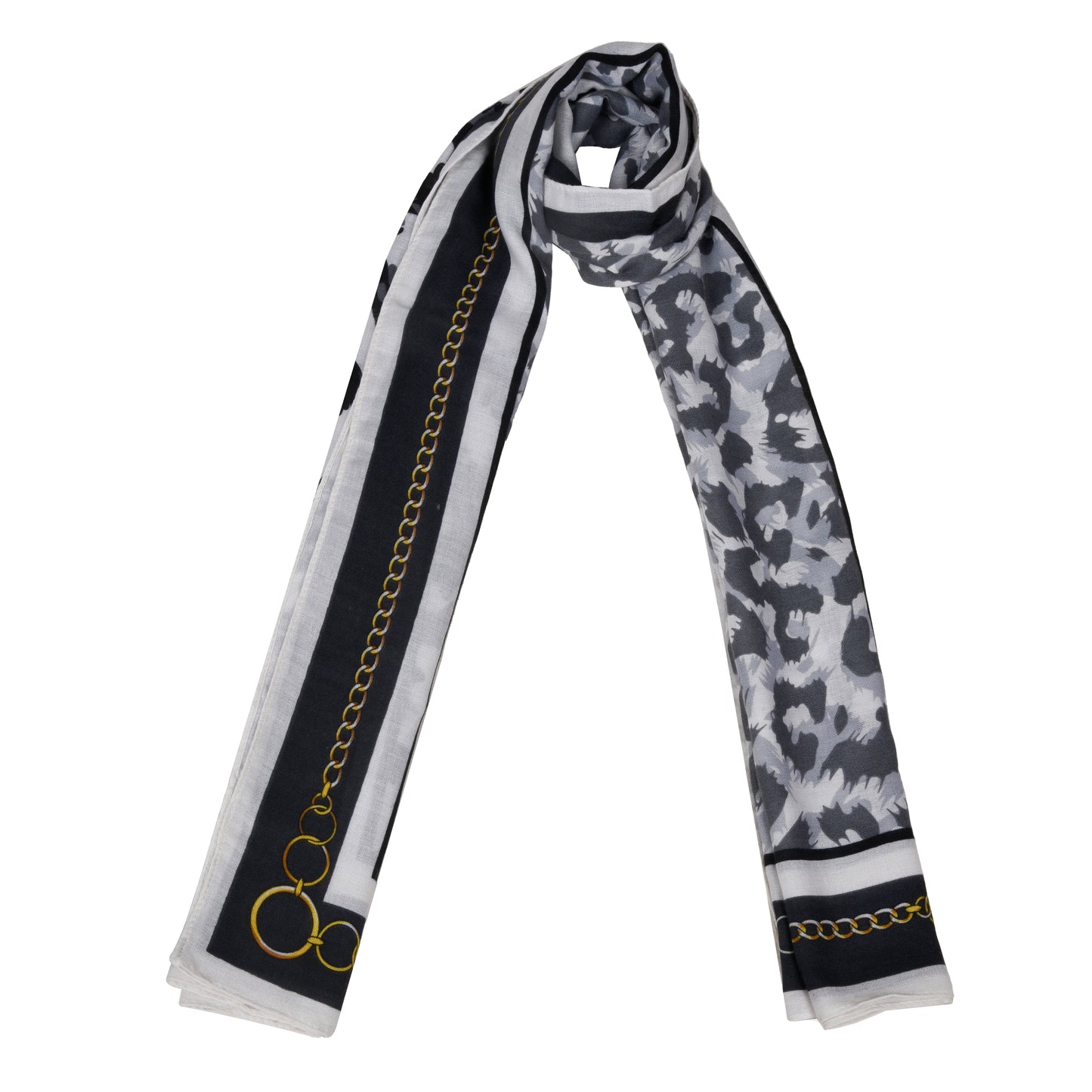 MORU Regalia Luxe Women’s Monochrome Fusion Scarf