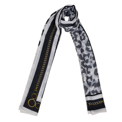 MORU Regalia Luxe Women’s Monochrome Fusion Scarf