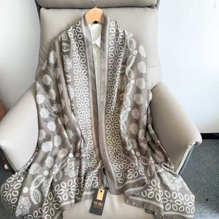 MORU Sakura Bloom Women’s Whisper Mandala Floral Scarf