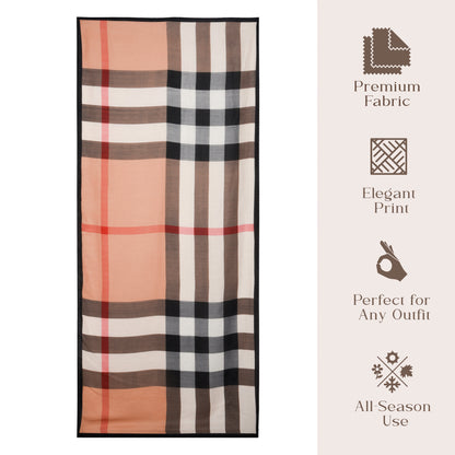 MORU Osaka Classic Women’s Heritage Check Scarf