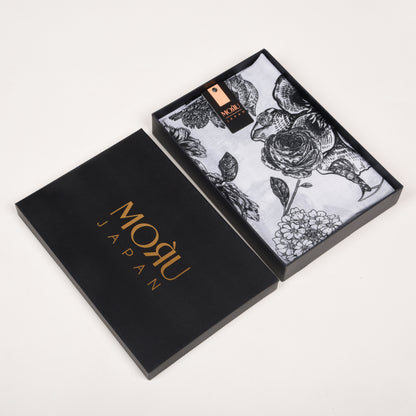 MORU Sakura Bloom Women’s Noir Floral Scarf