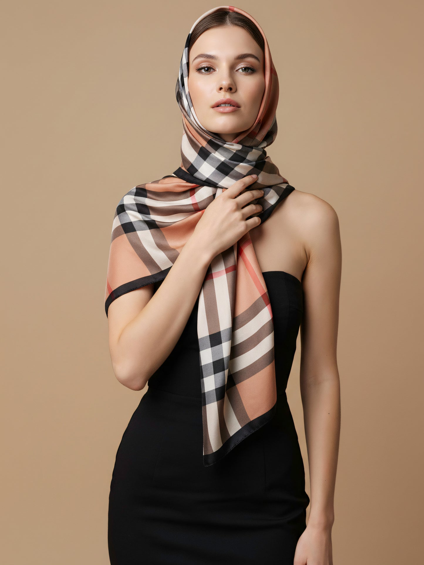 MORU Osaka Classic Women’s Heritage Check Scarf