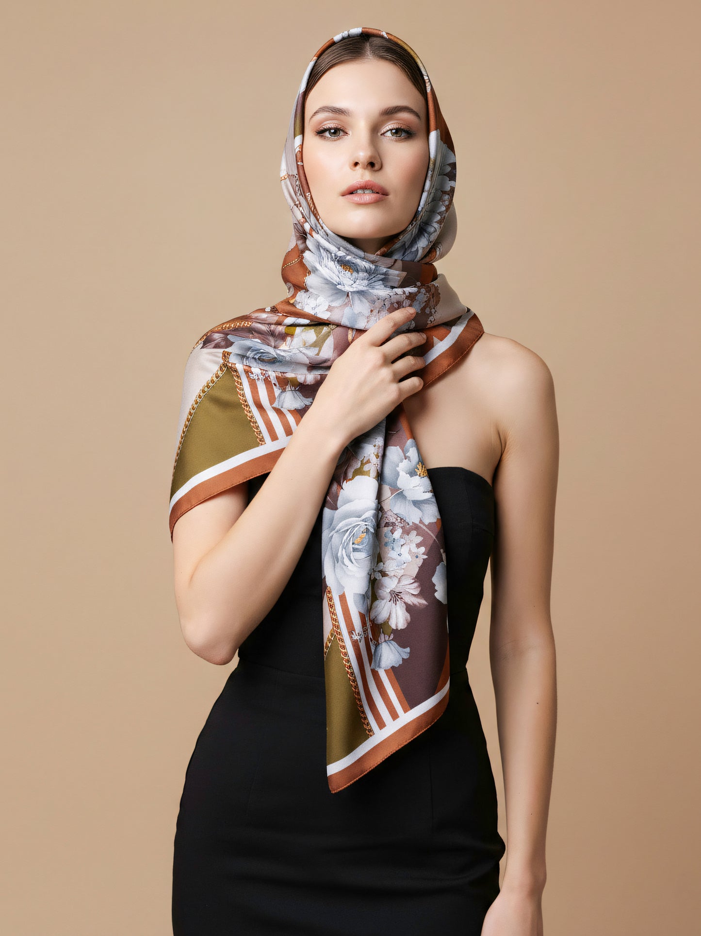 Kyoto Luxe Women’s Autumn Bloom Scarf
