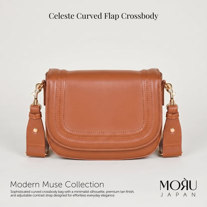 MORU Celeste Curved Flap Crossbody Sling Bag